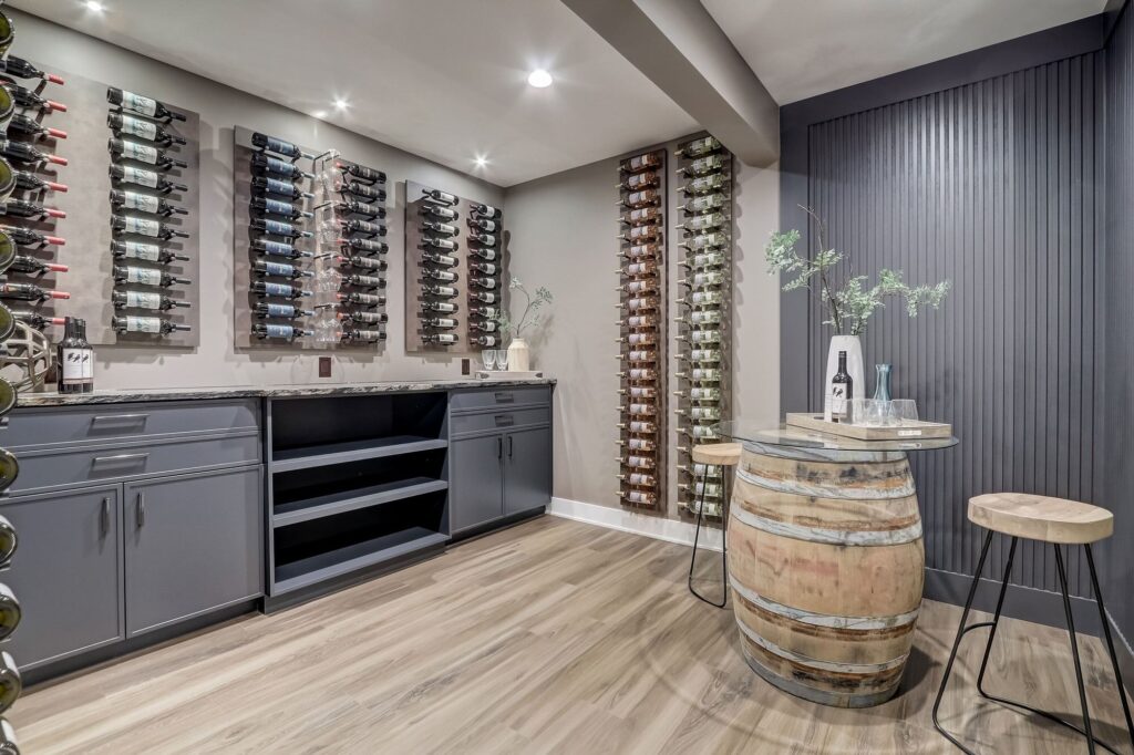 Custom wine cellar